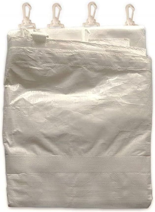 30' x 40' Economy Sidewall Kit for Canopy Tent, Complete Set of (4) White 20' and (2) 30' Side Walls for 7' Foot Height Party Frame and Outdoor Pole Tents, Tent Not Included