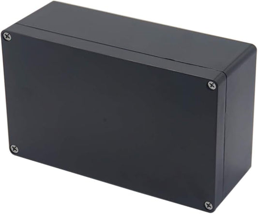Project Box ABS Plastic Black Electrical Boxes IP65 Waterproof DIY Electronic Junction Box Power Enclosure 7.87 x4.72 x2.95 inch (200x120x75 mm)