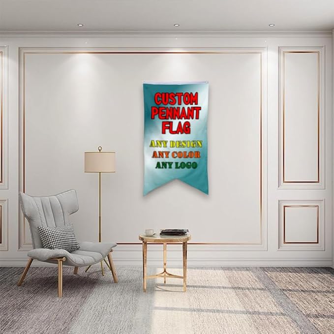 Customizable Games Funny Family Personalized Swallowtail flag Garden house banner Decor Double Stitched Polyester with Brass Grommets (Swallowtail, 30x50in)