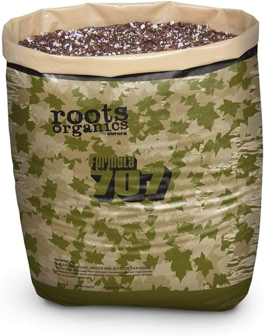 Aurora Innovations Roots Organic Formula 707 Peat, Compost, & Coco Gardening Soil, 1.5 Cubic Feet