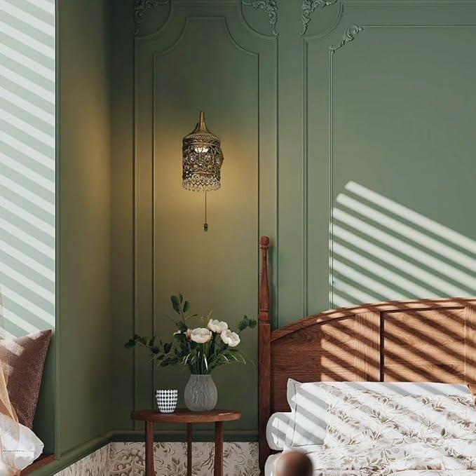 Dimoon 78.7''x17.7'' Green Peel and Stick Wallpaper Contact Paper Modern Self Adhesive Wall Paper Removable Renter Friendly Textured Solid Color Shelf Cabinet Vinyl Roll (78.7''x17.7'',Dark Green)