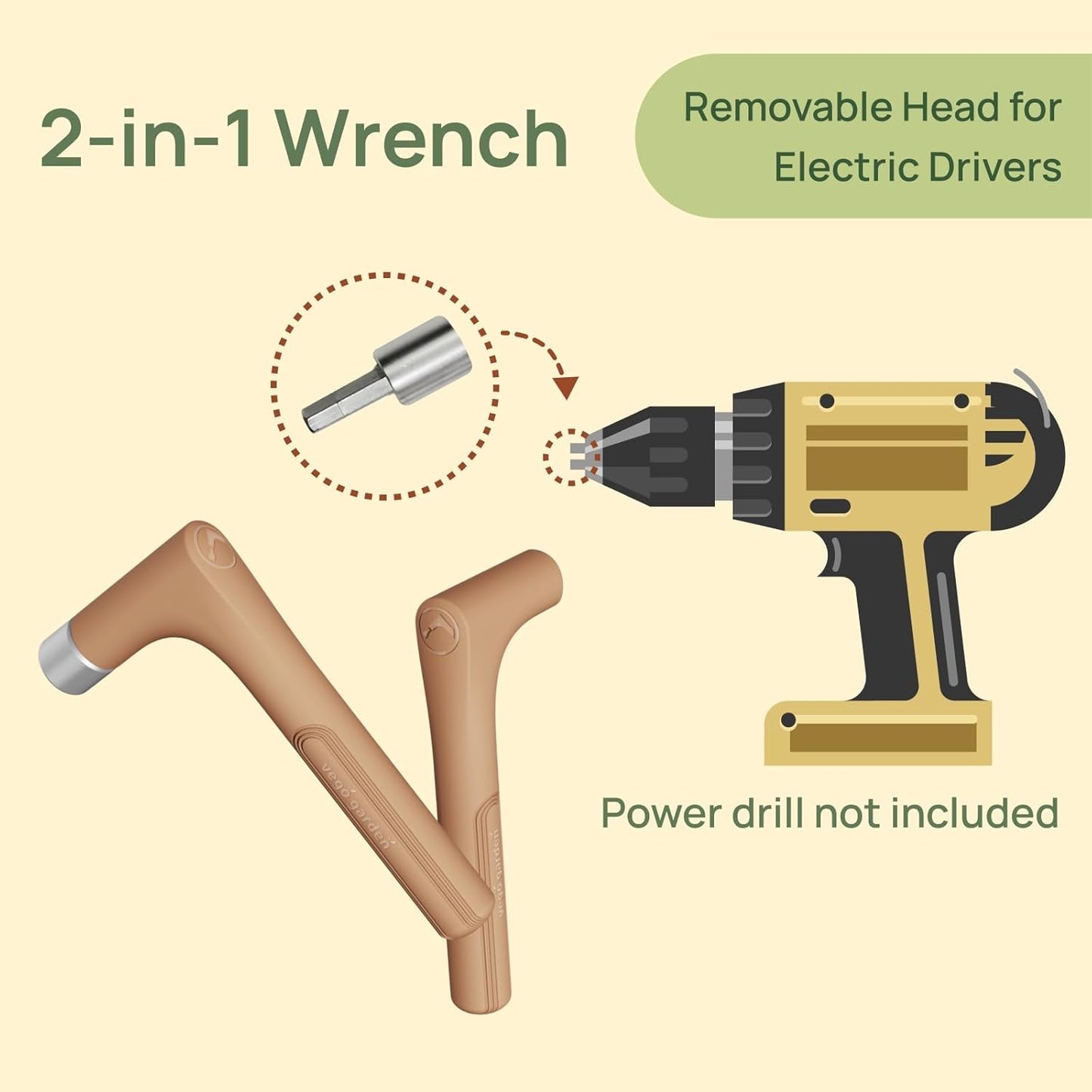 Vego garden 17" Tall 9 in 1 Novel Metal Raised Garden Bed Kits Modular Planter Beds with 2 in 1 Wrench & Magnetic Plant Tags for Vegetables Flowers, Sky Blue