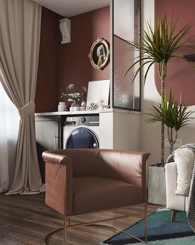 Dimoon 78.7''x17.7'' Red Peel and Stick Wallpaper Contact Paper Modern Self Adhesive Wall Paper Removable Renter Friendly Textured Solid Color Shelf Cabinet Vinyl Roll (78.7''x17.7'',Bordeaux Red)