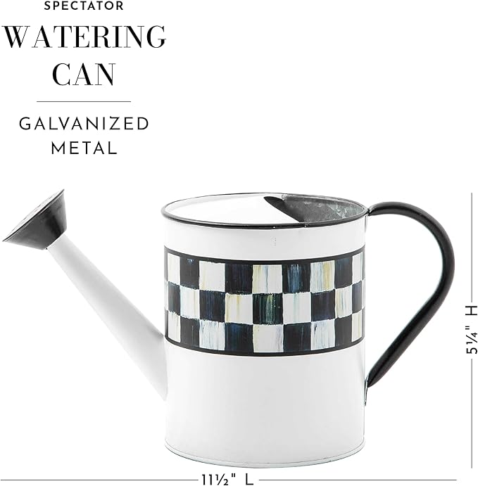 MACKENZIE-CHILDS Watering Can, Outdoor Galvanized Watering Can, Spectator