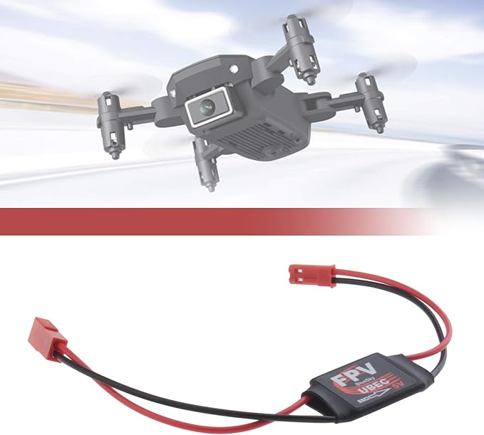 SING F LTD 2Pcs UBEC-3A 5V Mini BEC 2-6S DC-DC Converter Module Regulator FPV Image Transmission for RC Airplane FPV Gimbal Telemetry Device