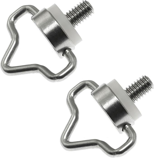 Maxmoral 2pcs RC Neck Lanyard Screws 304 Stainless Steel for RC Pro Remote Controller Accessories