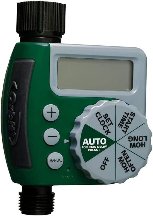 Orbit 62061N Single-Outlet Hose Watering Timer, 1 Outlet, Green (3-Pack 1 Outlet)