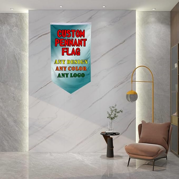 Customizable Games Funny Family Personalized Swallowtail flag Garden house banner Decor Double Stitched Polyester with Brass Grommets (Pennant, 30x50in)