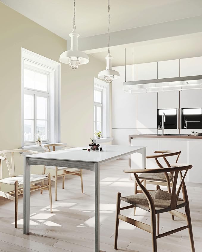 Dimoon 118''x17.7'' White Peel and Stick Wallpaper Contact Paper Modern Self Adhesive Wall Paper Removable Renter Friendly Textured Solid Color Shelf Cabinet Vinyl Roll (118''x17.7'',Cream White)