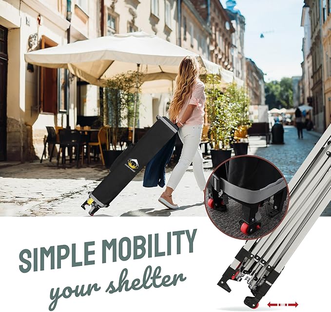 CROWN SHADES 12x12 Pop Up Canopy Tent Instant Commercial with 150D Silver Coated Fabric Including 1 Removable Sidewall, 4 Ropes, 8 Stakes, Weight Bags, STO 'N Go Bag, White