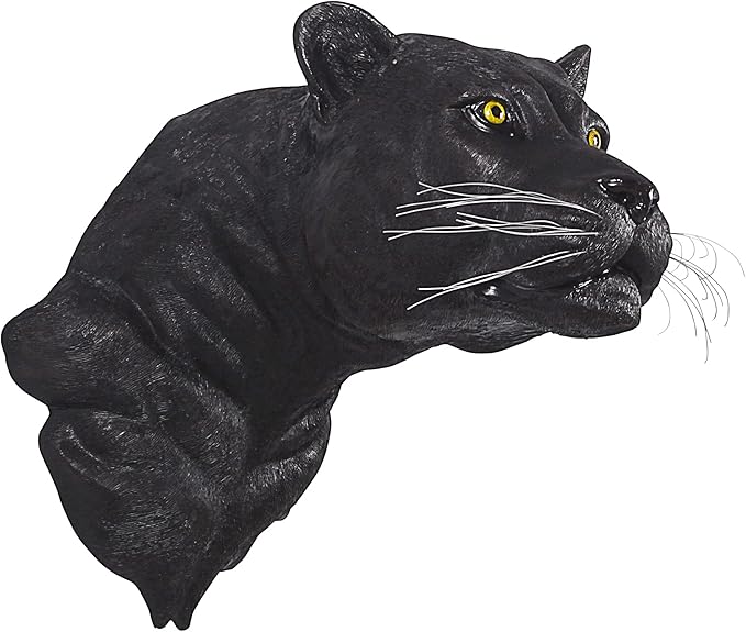 Design Toscano Shadow Predator Black Panther Wall Sculpture