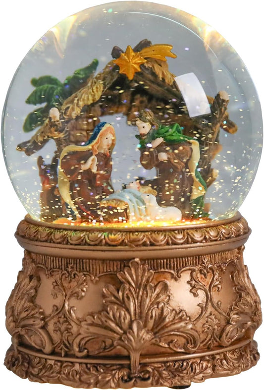 DREAM GARDEN Christmas Snow Globes for Kids, Musical Snow Globe