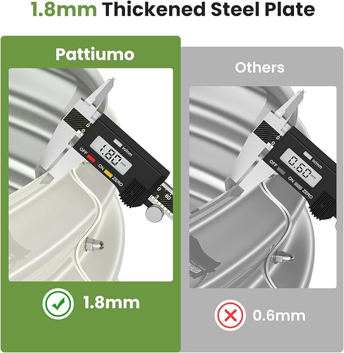 4x4x1 FT Galvanized Raised Garden Bed, Large Round Raised Garden Beds Outdoor Raised Planter Box, Raised Beds for Gardening Vegetables Flower Herb(Pearl White)