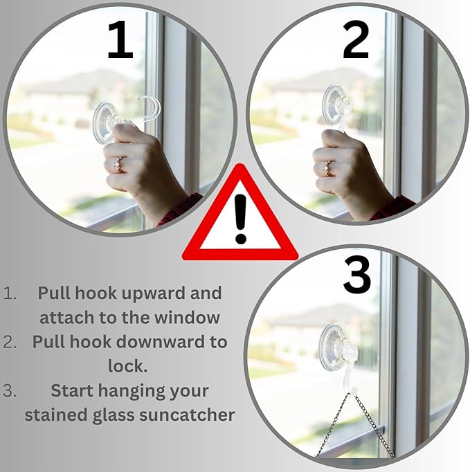 Stained Glass Window Hanging from Son Sun Catchers Wall Hanging Window Decor Sunset Glow Stain Glass Handcrafted Preassembled Vivid Real Stained Glass Art Sun Catcher