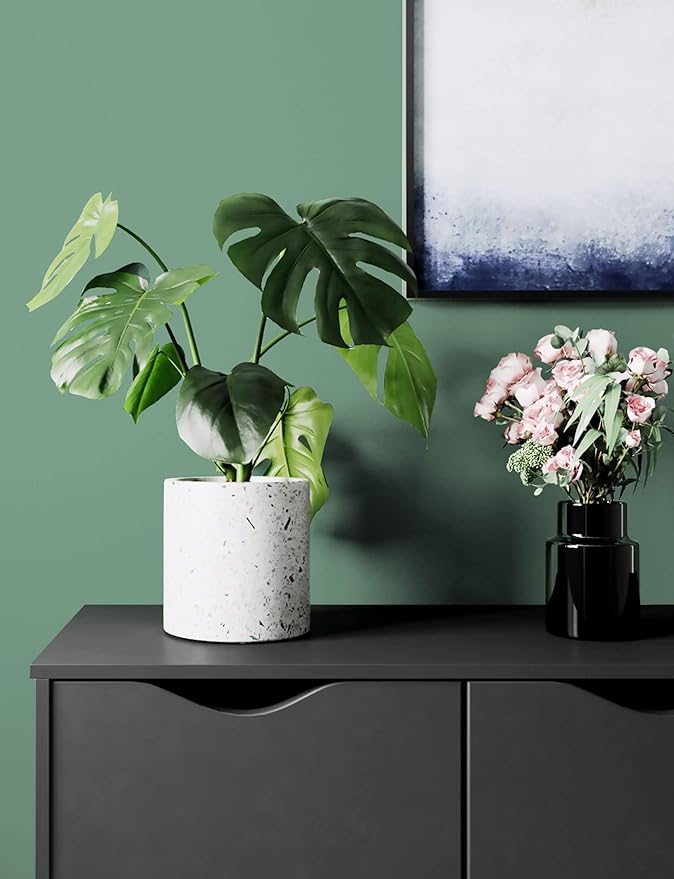 Dimoon 118''x17.7'' Green Peel and Stick Wallpaper Contact Paper Modern Self Adhesive Wall Paper Removable Renter Friendly Textured Solid Color Shelf Cabinet Vinyl Roll (118''x17.7'',Spring Green)