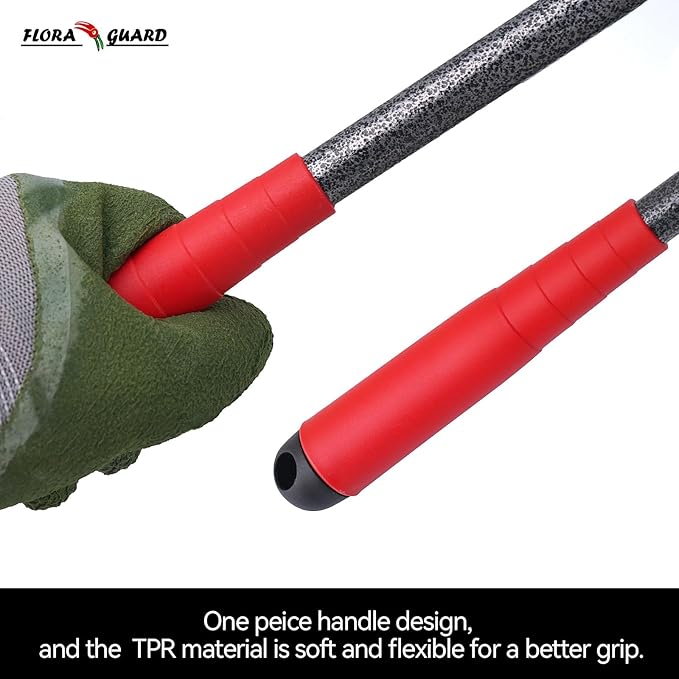 FLORA GUARD FLORA GUARD Garden Tool Set， 6 Piece Heavy Duty, Large Size Gardening Hand Tools, Sturdy & Durable, Classic Utility Gardening Gift for Seniors and Women
