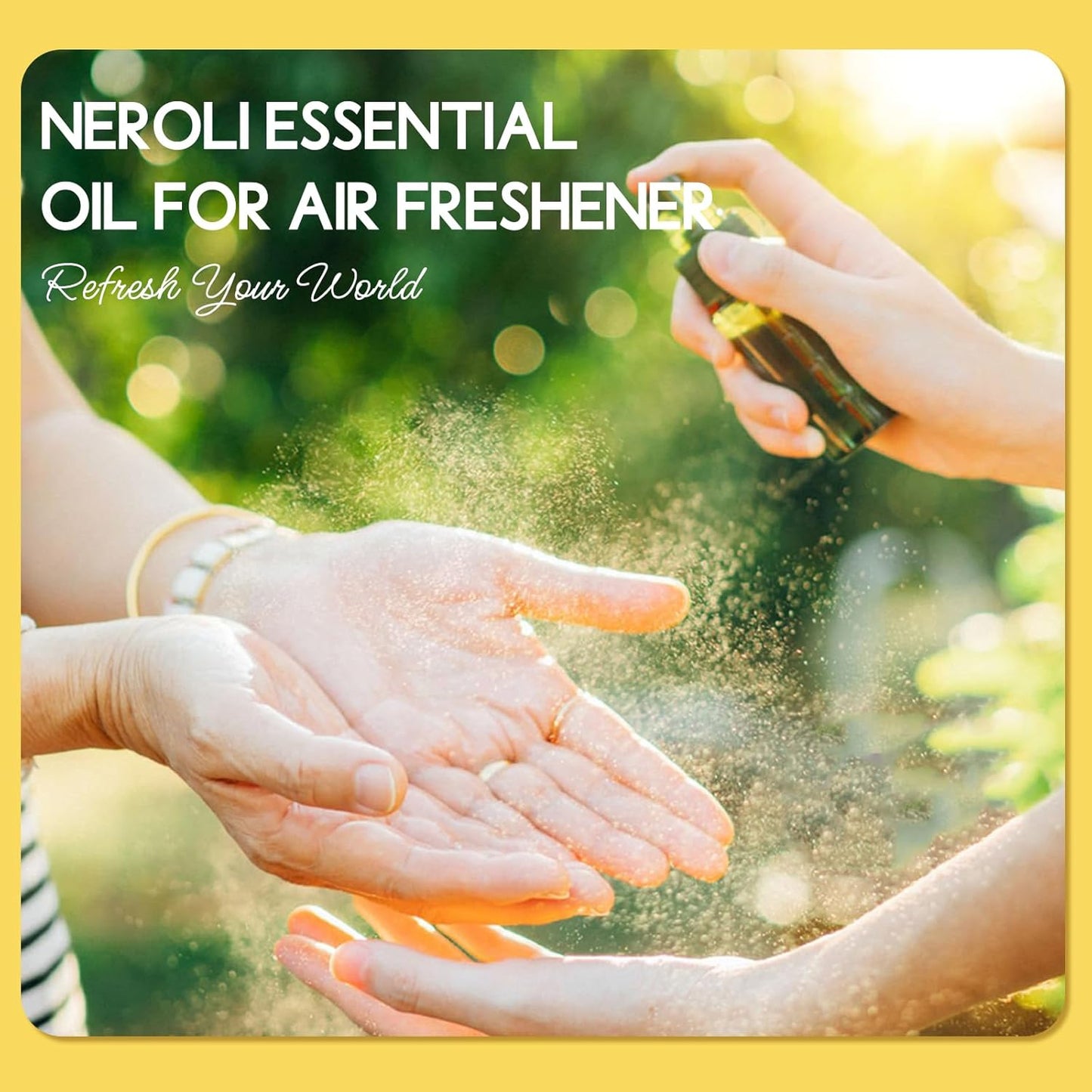 Neroli Essential Oil Organic for Skin Diffuser Room Spray, 100% Pure Bitter Orange Blossom Essential Oil Neroli 1 Oz