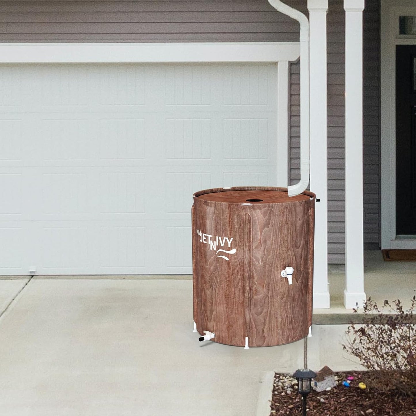 Rain Barrel Anti-Collapse Collapsible Rainwater Collection System,Portable Water Storage Tank,Garden Water Catcher