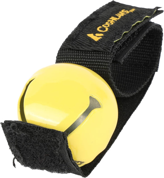 Coghlan's Magnetic Bear Bell with Silencer - Hiking Safety Gear for Wildlife Alert - Yellow