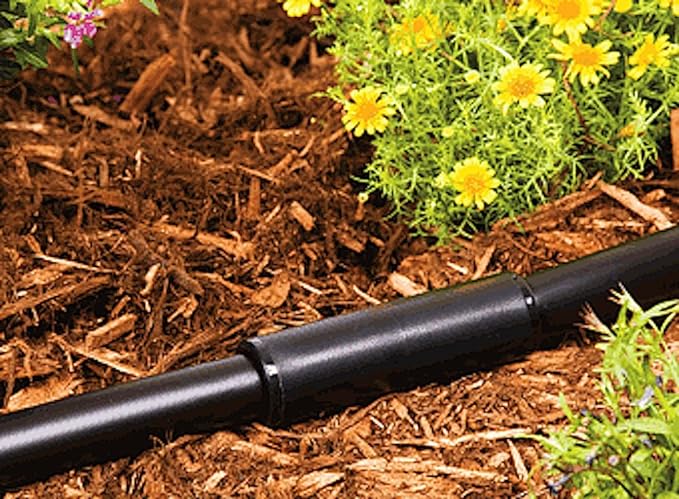 25-Pack Drip Irrigation Compression Coupling .700 O.D. For Use With Drip Irrigation Tubing, Hydroponics, Gardening, Watering poly tubing with .680 OD, .700 OD and .704 OD