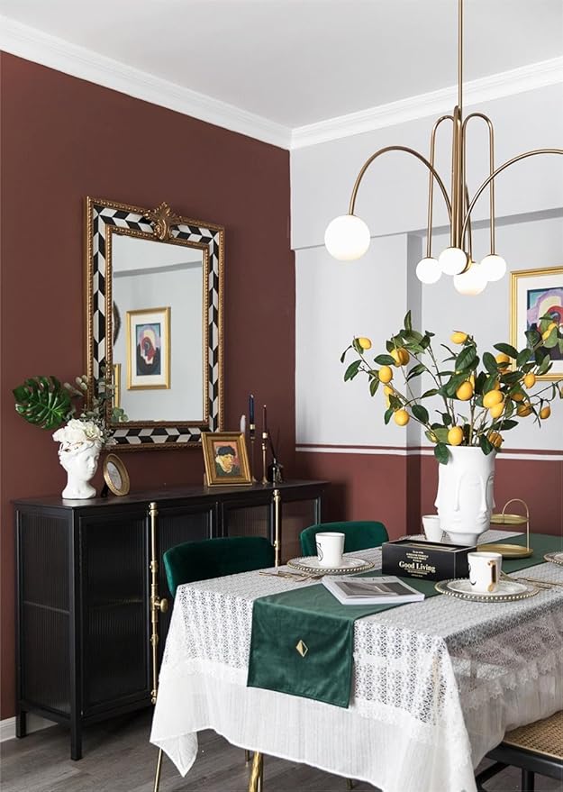 Dimoon 118''x17.7'' Red Peel and Stick Wallpaper Contact Paper Modern Self Adhesive Wall Paper Removable Renter Friendly Textured Solid Color Shelf Cabinet Vinyl Roll (118''x17.7'',Bordeaux Red)