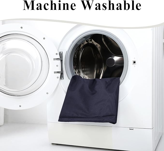 Outdoor Chair Cushions Set of 2, Waterproof Foam Patio Seat Cushions with Ties for Garden Sofa & Dining Furniture, 3-Year Color Fastness, 16x17x2 Inch, Grey