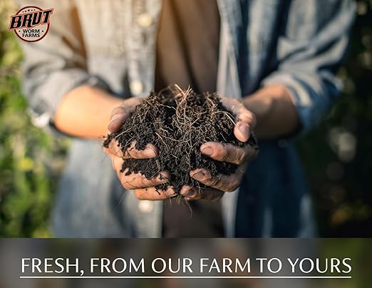 Brut Cow Compost - 10 Quart - Nutrient-Rich Fertilizer for Thriving Gardens - Safe, Pure, and Effective