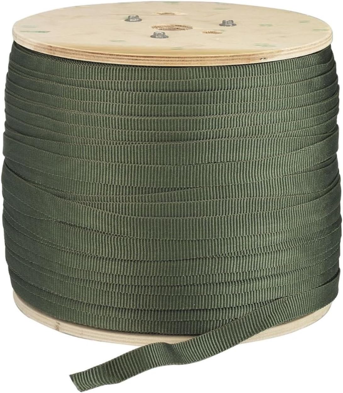 1500 FT Tree Tie Strap for Plant Support, Webbing Straps for Staking, 3/4 Inch Width Guying Material Garden Strap for Outdoor Tree Straightening, 1500 Lbs Strength (Olive Green) - 1500 Feet