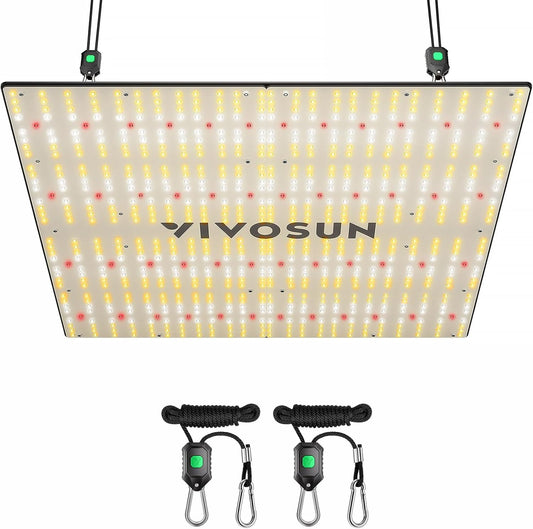 VIVOSUN VS4000 LED Grow Light with Full Spectrum Diodes & Brand Driver Dimmable Sunlike Lights for Seedling Veg & Bloom Plant Grow Lamp for 4x4/5x5 Grow Tent