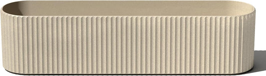 Veradek Demi Series Window Box Planter - Long Planter Box for Windowsill/Balcony | Durable Plastic-Stone Composite Material | Modern Décor for Flowers/Herbs