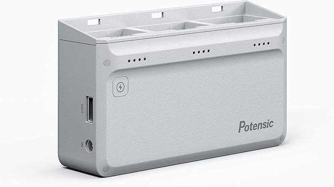 Potensic Parallel Charging Hub and Super Quick Charge Adapter Pack of 1, Battery not Included