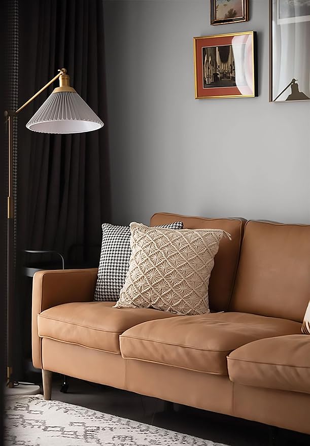 Dimoon 236''x17.7'' Grey Peel and Stick Wallpaper Contact Paper Modern Self Adhesive Wall Paper Removable Renter Friendly Textured Solid Color Shelf Cabinet Vinyl Roll (236''x17.7'',Grey)