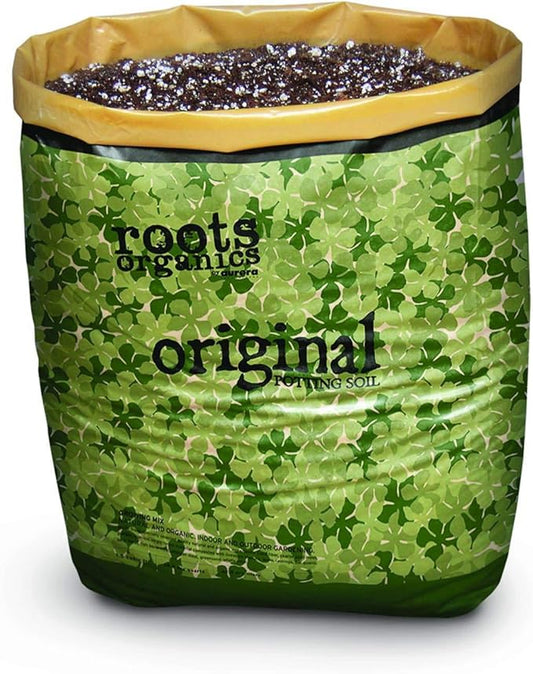 Roots Organics Rod Hydroponic Gardening Ready-to-Grow Coco Fiber-Based Potting Soil, 1.5 Cubic Feet/10 Gallon for Plants (10 Pack)