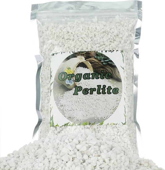 Organic Perlite for Plants, Soil Amendment for Enhanced Drainage and Growth, Ideal for Potting Mixes(2 Quart)
