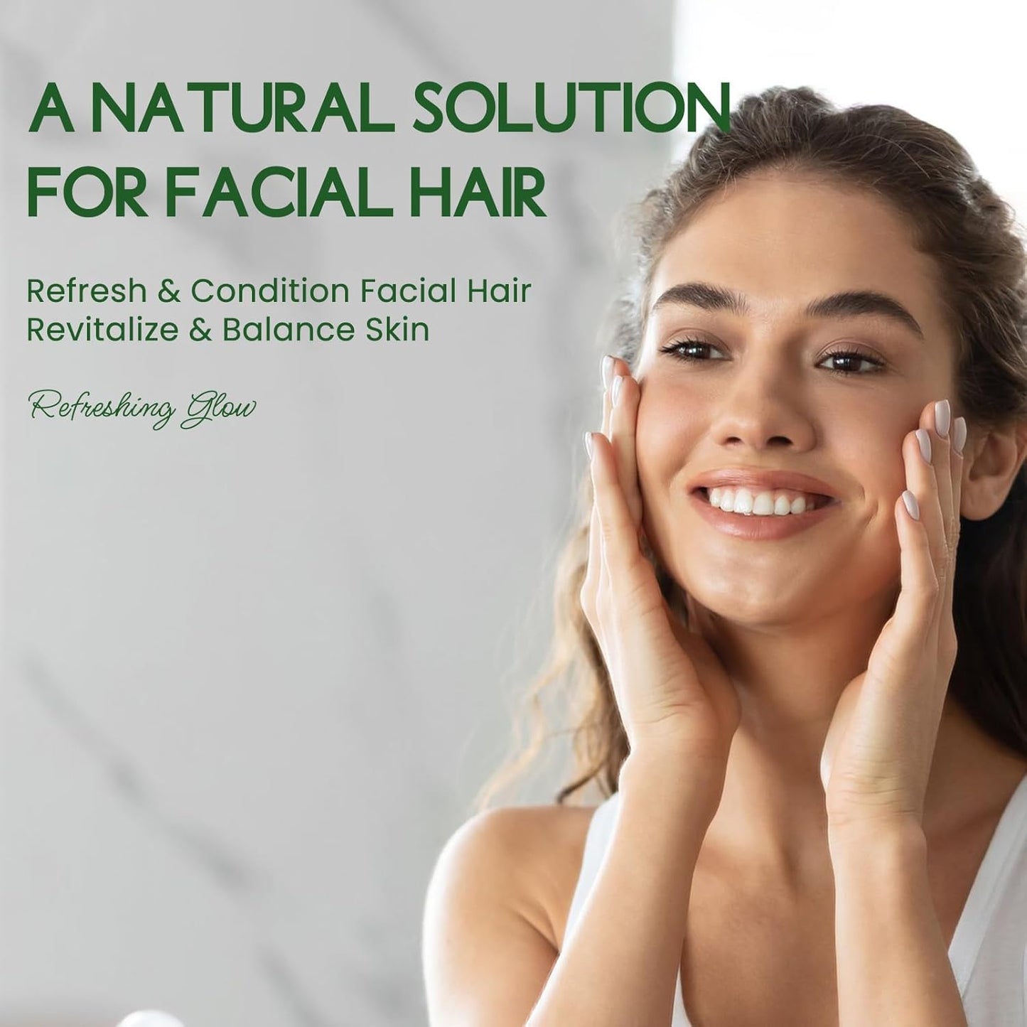 Spearmint Oil for Facial Hair Skin Roll On Diffuser Room Spray - Pure Organic Therapeutic Grade Spearmint Essential Oil 1 Oz