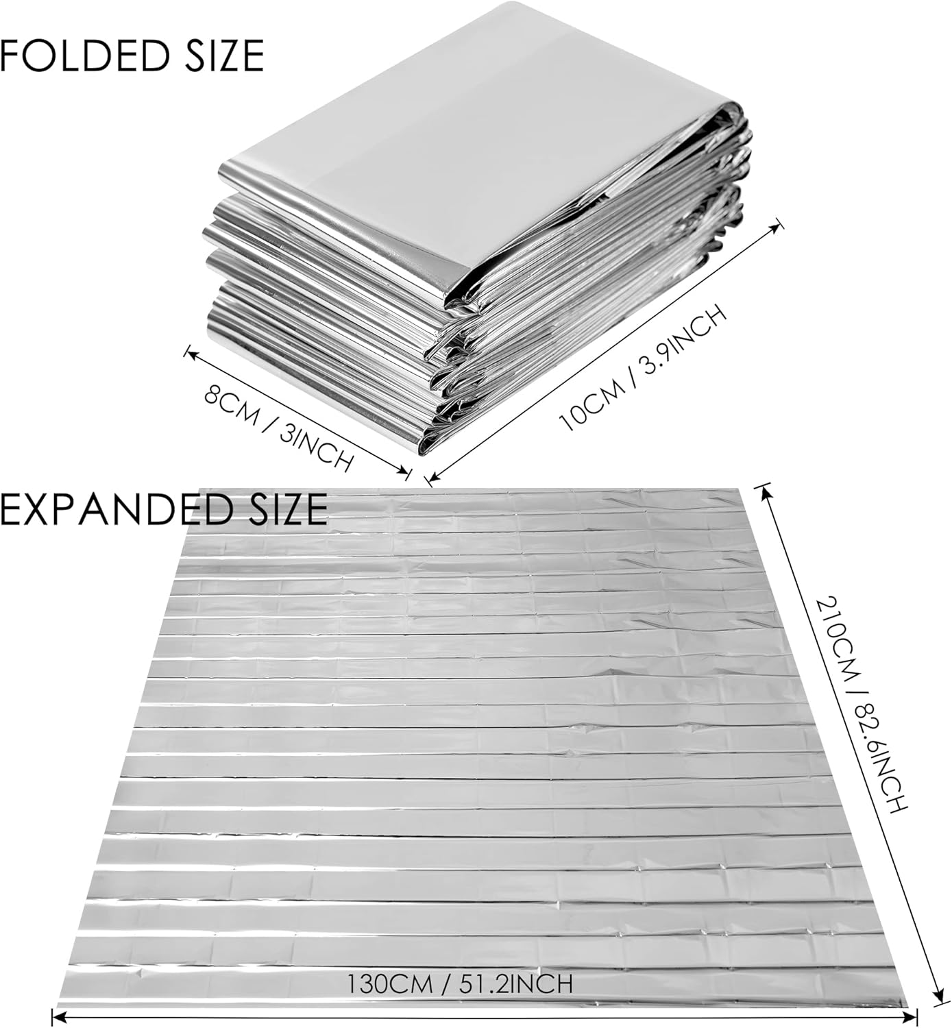 Plant Growth Mylar Films High Reflective Mylar Film Garden Greenhouse Covering Foil Sheets for First Aid Blanket Growth Room Camping Simple Tent,82.6 x 51.2 Inch(2 Pieces)