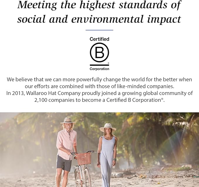 Wallaroo Hat Company Women’s Sydney Sun Hat - UPF 30+ Sun Protection, Packable, Adjustable, Medium - Beach, Travel, Wide Brim