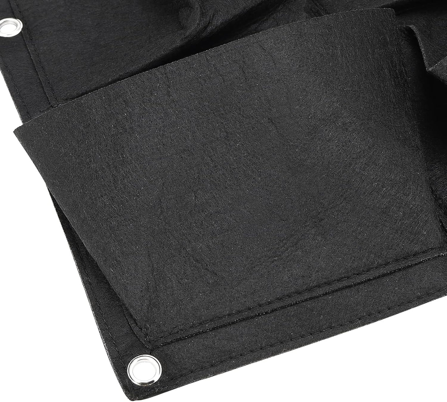 ZOENHOU 2 Pack Total 36 Roomy Pockets Horizontal Garden Planter, Waterproof Wall-Hanging Flower Pot Bags, Felt Wall Mount Balcony Planter Pouch for Herbs, Succulent, Flowers and Vegetables