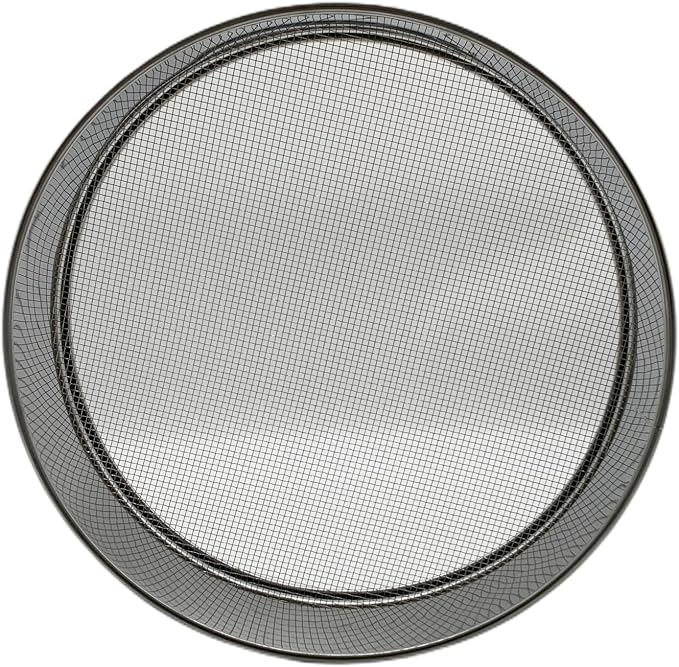 Soil Sieve for Garen -12 inches Soil Sifter for Rocks Compost-Sifting pan (1/12”Mesh Screen)