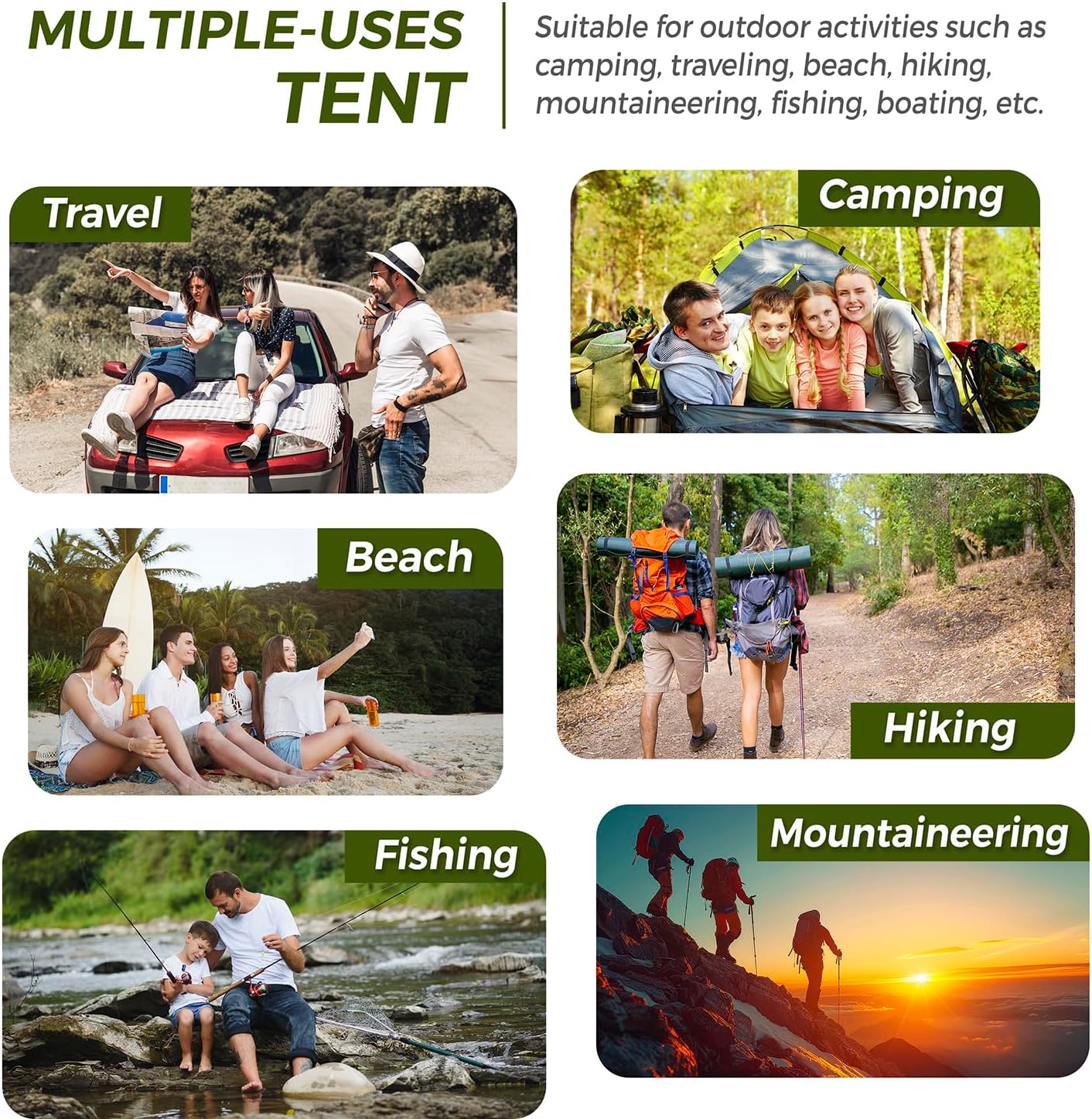 BlackTerra Portable Toilet for Adults - Portable Toilet for Camping Privacy Outdoor Bathroom Tent XL Portable Toilet Set for Adults