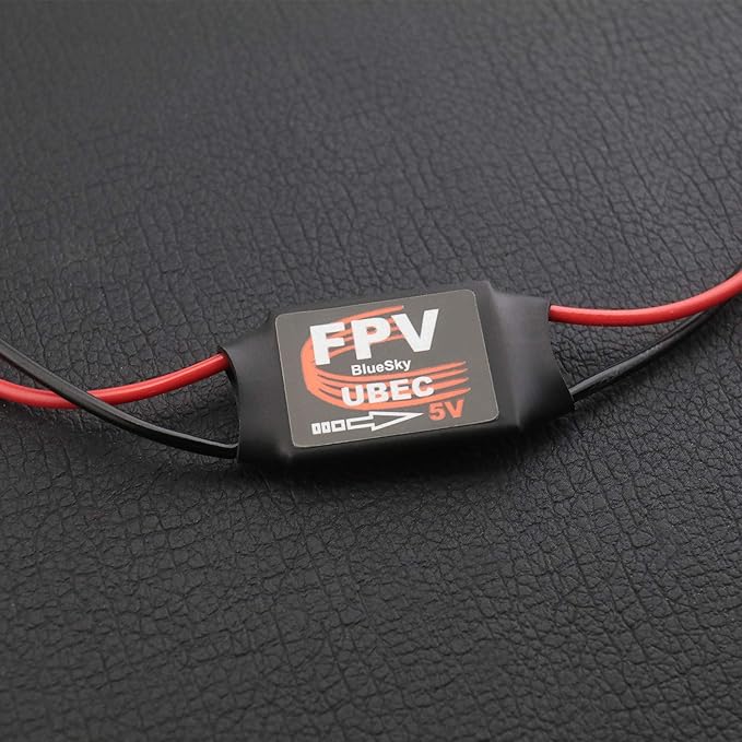 SING F LTD 2Pcs UBEC-3A 5V Mini BEC 2-6S DC-DC Converter Module Regulator FPV Image Transmission for RC Airplane FPV Gimbal Telemetry Device