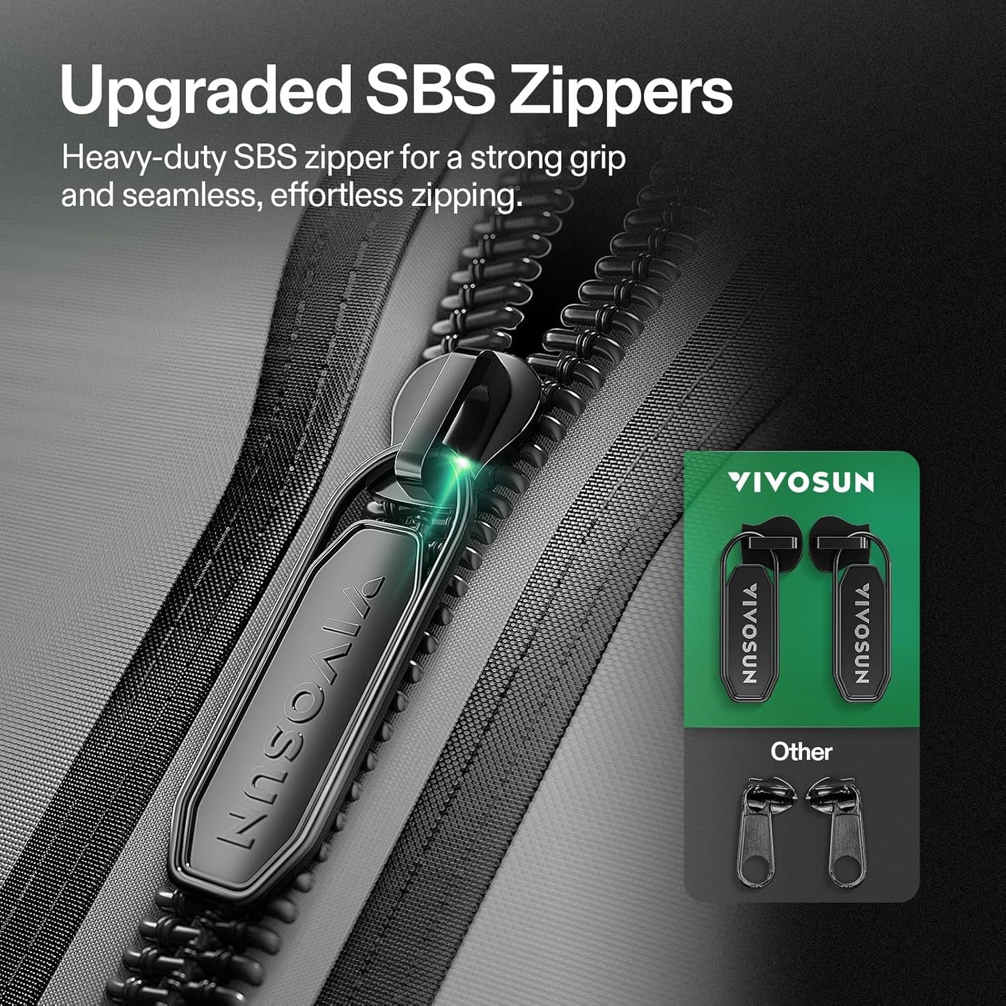 VIVOSUN G425 48"x24"x60" Grow Tent, 4x2 FT Advanced Gray Grow Tent with 19mm Poles, Observation Window and Floor Tray for Hydroponic Plants for VS2000