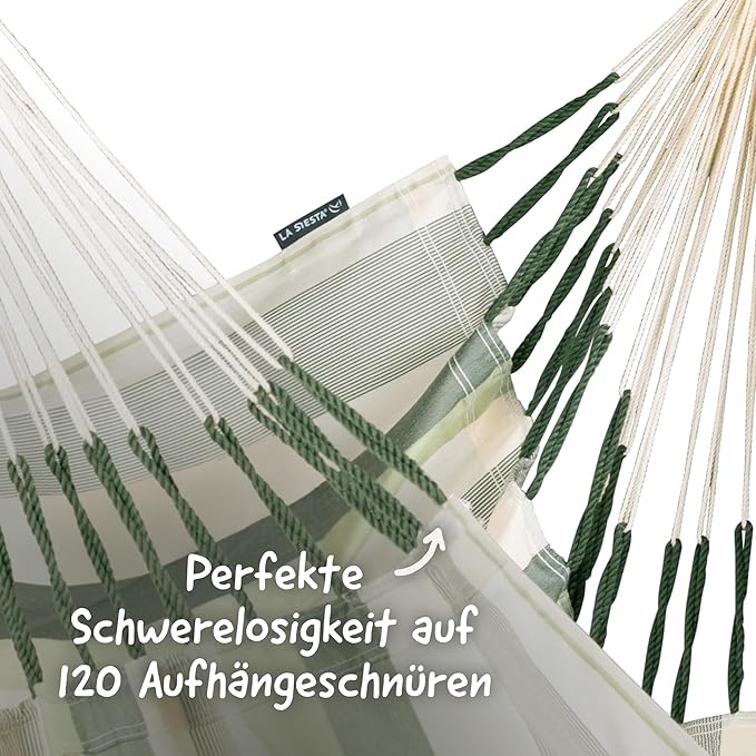 LA SIESTA® - XL King Domingo Hammock Swing Chair & CasaMount - Weather & Tear Resistant Hanging Chair - Outdoor Indoor Hammock Chair w/Suspension Kit for Walls Ceilings Square Beams - Cedar