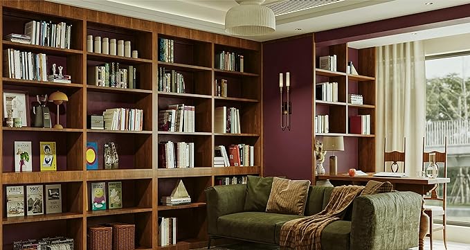 Dimoon 78.7''x17.7'' Red Peel and Stick Wallpaper Contact Paper Modern Self Adhesive Wall Paper Removable Renter Friendly Textured Solid Color Shelf Cabinet Vinyl Roll (78.7''x17.7'',Retro Red)