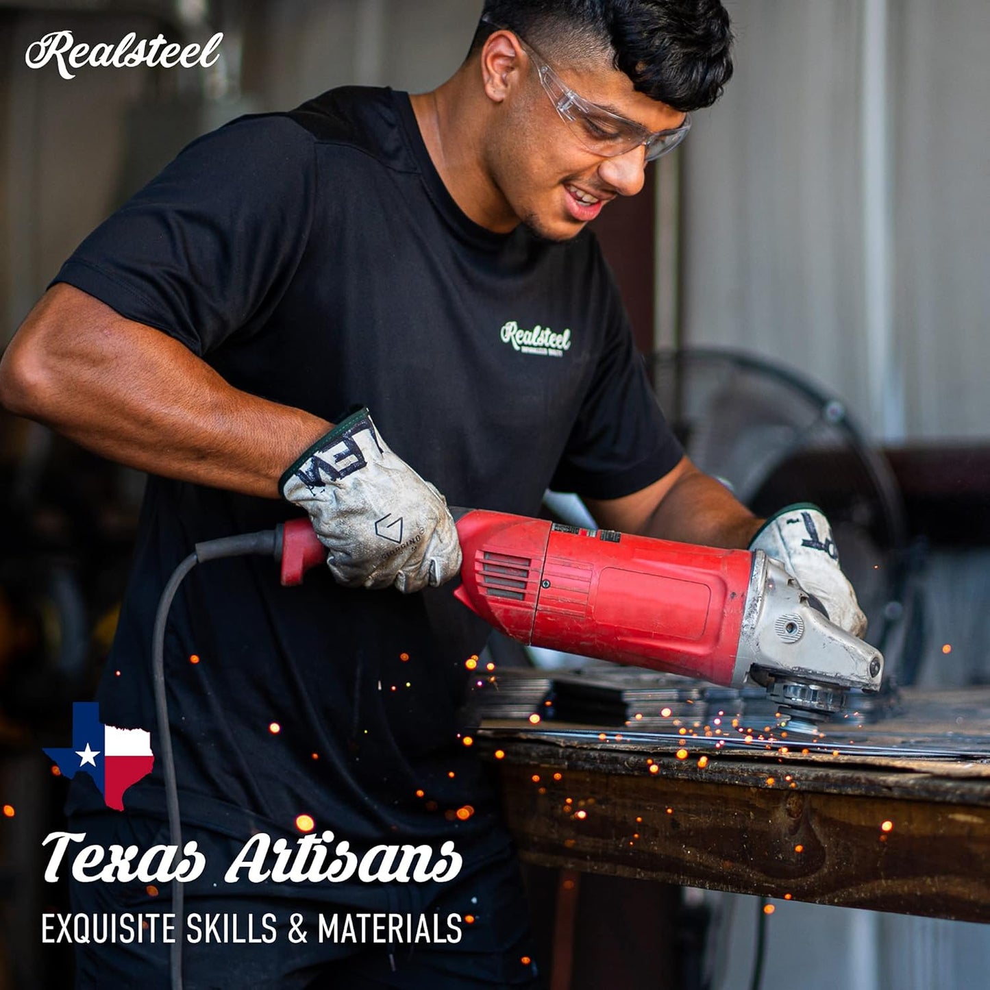 RealSteel Forest Campfire Monogram, Custom Home & Wall Décor, Personalized Sign, Outdoor Campsite, for Backyards, Deer Leases, Campgrounds, and Fire Pit area (Black, 18)