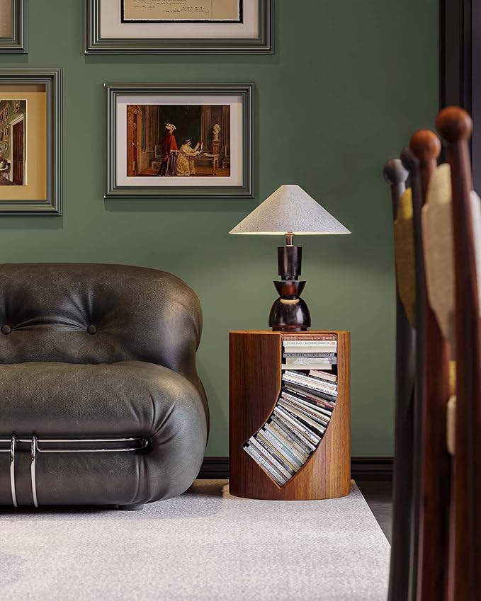 Dimoon 78.7"x15.7" Leaf Green Peel and Stick Wallpaper Green Leaf Thicken Waterproof Contact Paper Solid Grey Green Gray Wall Paper Self Adhesive Wallpaper Removable Shelf Drawer Liner Vinyl Roll