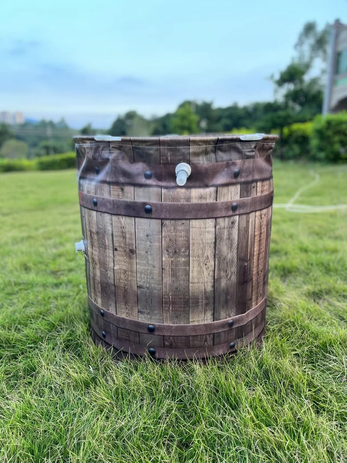 Rain Barrel Anti-Collapse Collapsible Rainwater Collection System,Portable Water Storage Tank,Garden Water Catcher