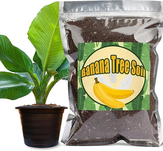 Premium Banana Tree Potting Mix for Optimal Seedling Growth 1qt, Suitable for All Indoor and Outdoor Banana Tree Varieties