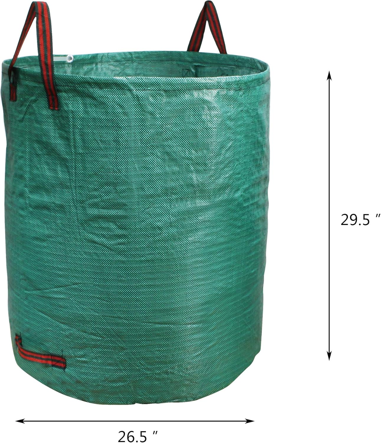 PHYEX 5-Pack 72 Gallons Garden Bag Heavy Duty Gardening Bags, Lawn Pool Garden Leaf Waste Rubbish Plants Grass Bag (5 X 72Gallons)