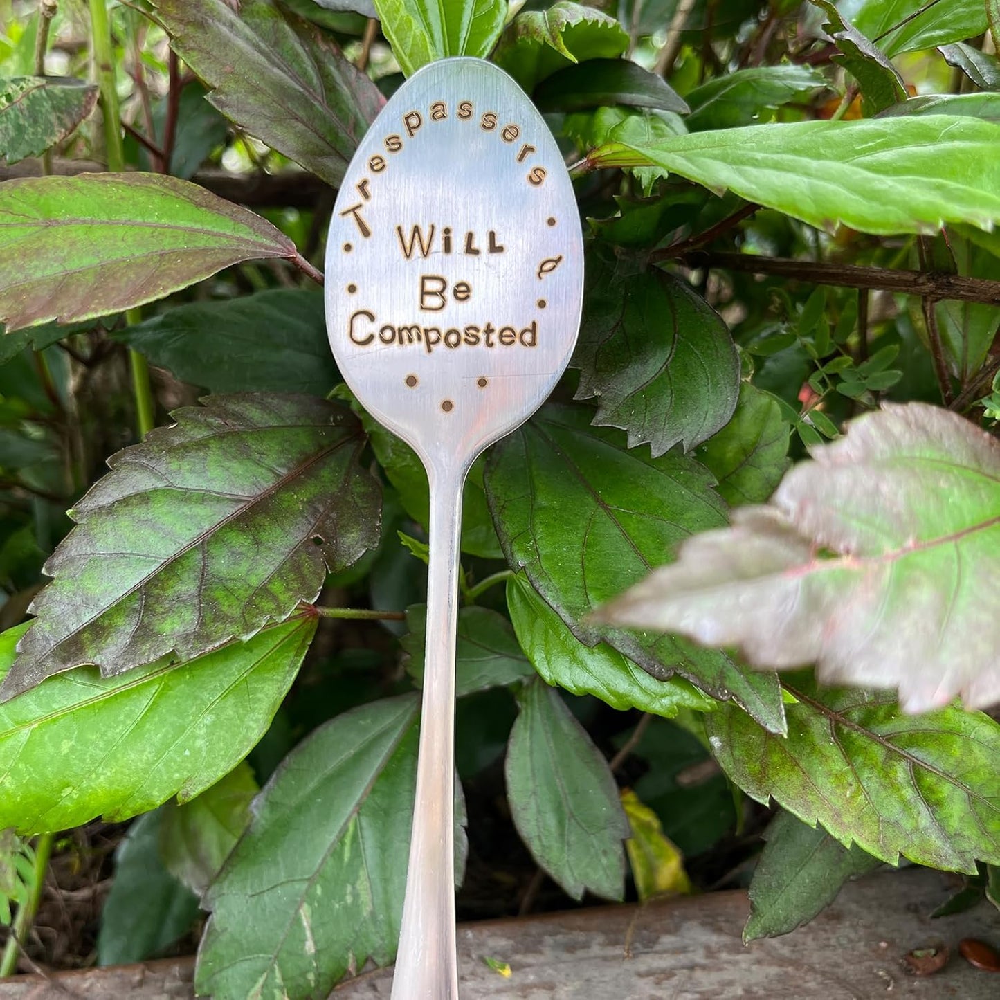Garden Plant Marker Friendship Gift for Women Gardeners, Plant Stake Label Sign Tag Gardening Gifts for Woman Plant Lovers, Metal Garden Decoration (Will Be Composted)
